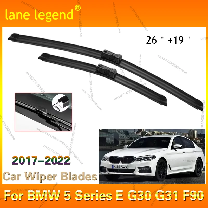 

Car Front Wiper Blade For BMW 5 Series E G30 G31 F90 2017 2018 2019 2020 2021 2022 Windscreen Windshield Accessories Window