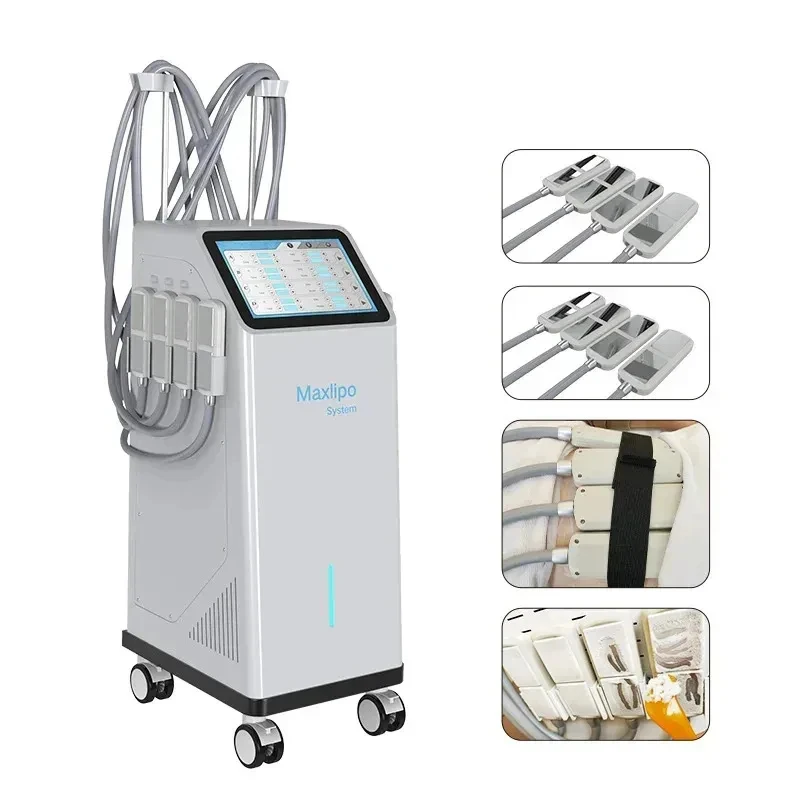 Vertical Cryotherapy Slimming Machine for Full Body Cryo Pads 8 Cooling Pads With EMS