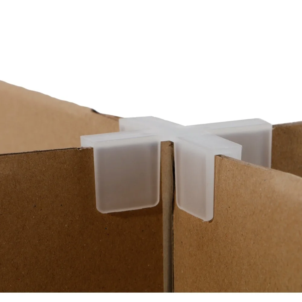 Paper Shelf Carton Case Box Corner Display Construction Reinforcement Waterproof Accessories Cross Plastic Protection Parts