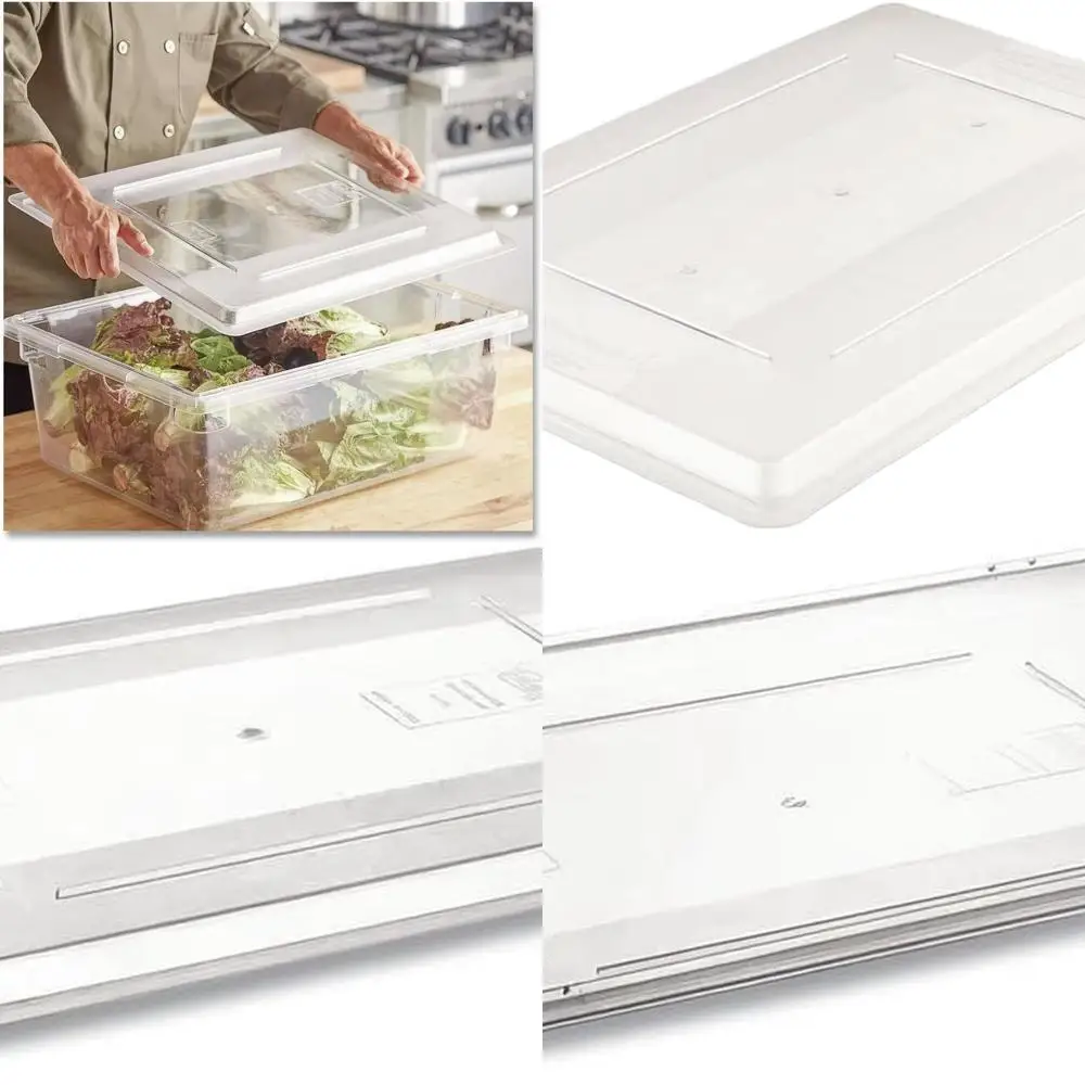 

Прозрачные крышки для хранения пищевых контейнеров емкостью 8,5, 12,5, 16,5 галлонов.