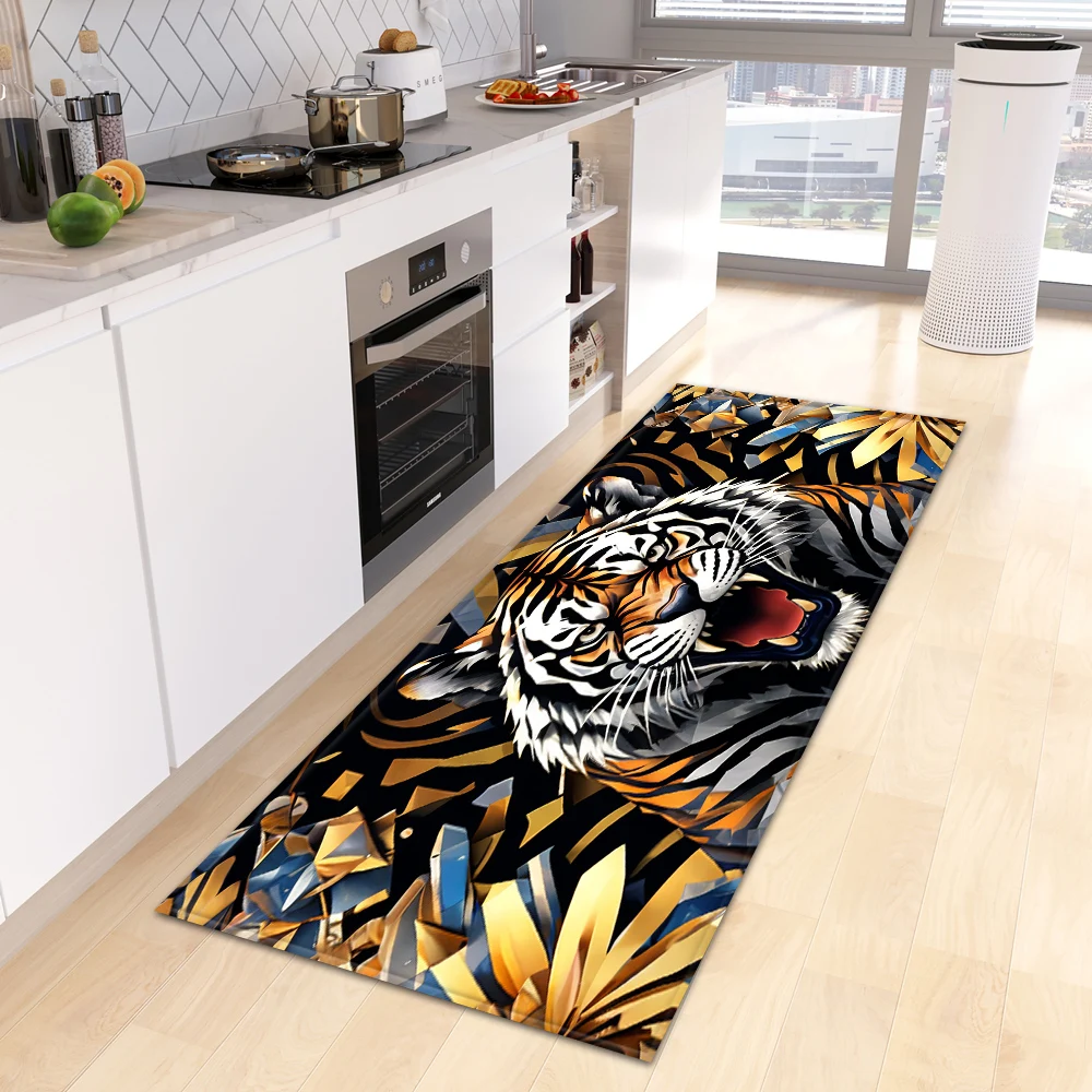 Kitchen Floor Mat Home Living Room Bedroom Balcony Decor Carpet House Hallway Bathroom Entrance Door Absorbent Non-Slip Foot Rug