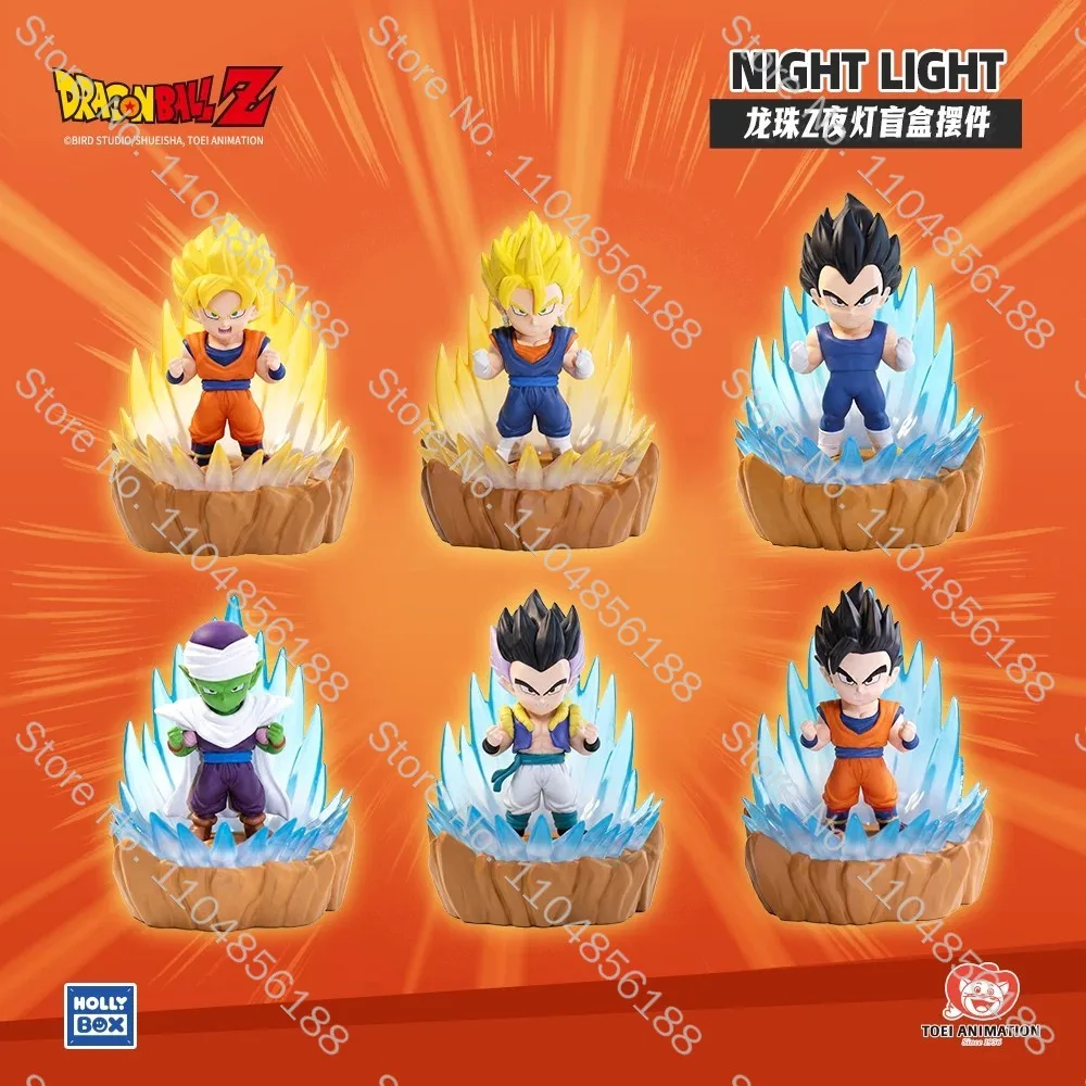 Hollybox Dragon Ball Z Night Light Blind Box Anime Figure Goku Desktop Ornament Decorative Lamp For Adult Collectible Toy - view 3