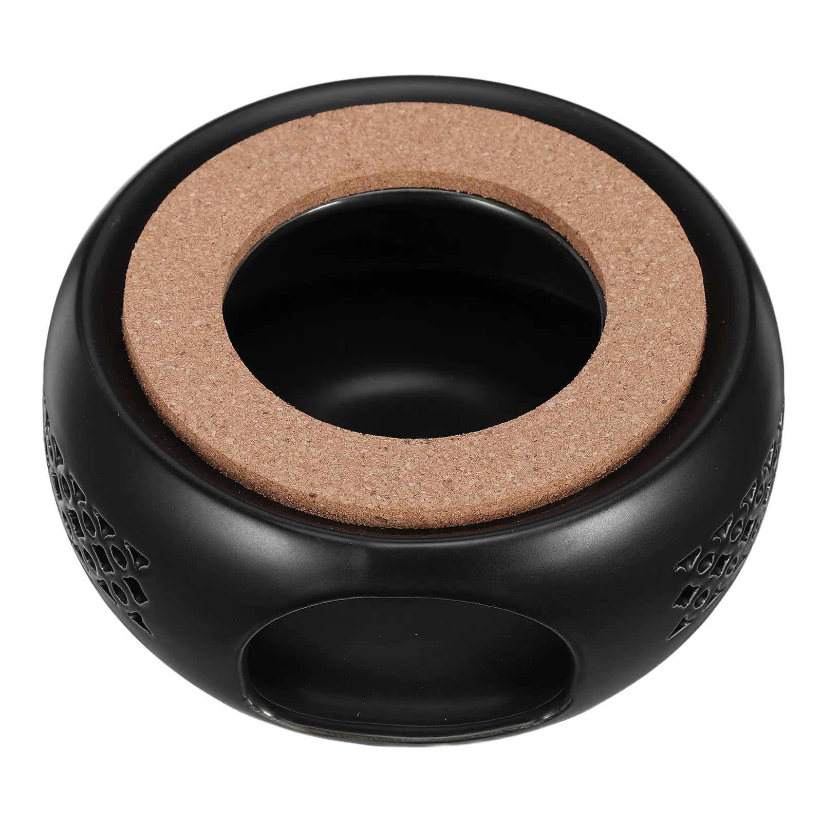 Ceramic Teapot Warmer Cork Cushion Tea Light Heating Stand for Glass Stainless Steel Ceramic Teapot Coffee Tea Heater