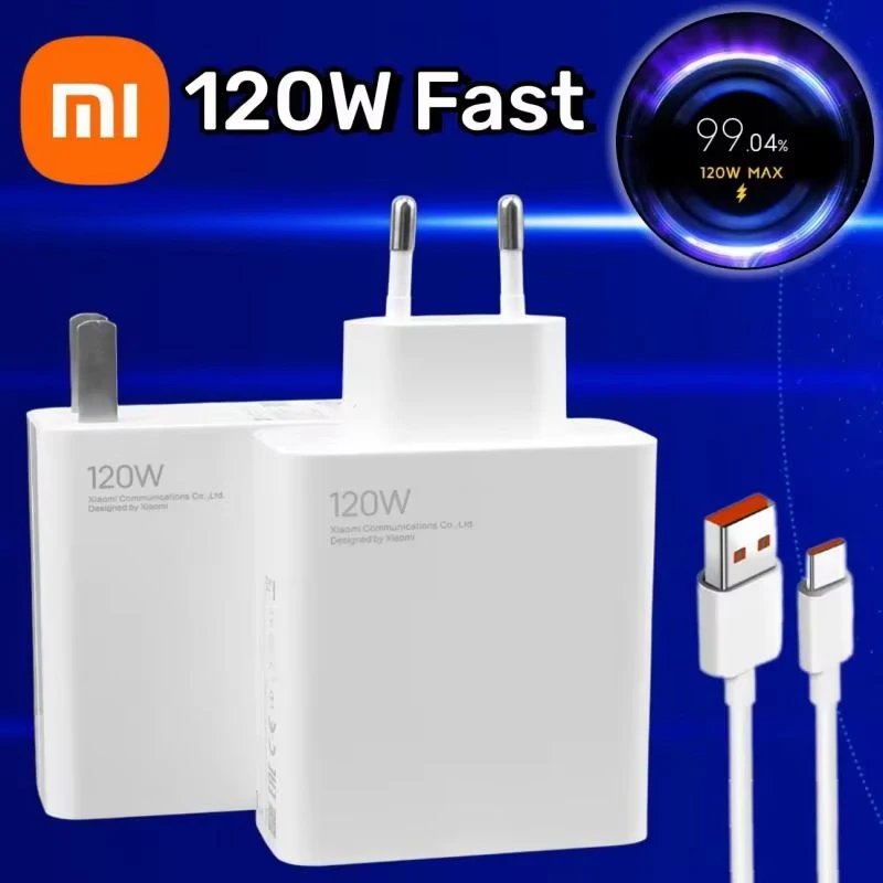 Original Xiaomi 120W Charger Fast turbo Charge Hypercharge Gan Adapter For Redmi Note 11 12 13 14 Pro Plus 5G Mi 14 13 13T Cable