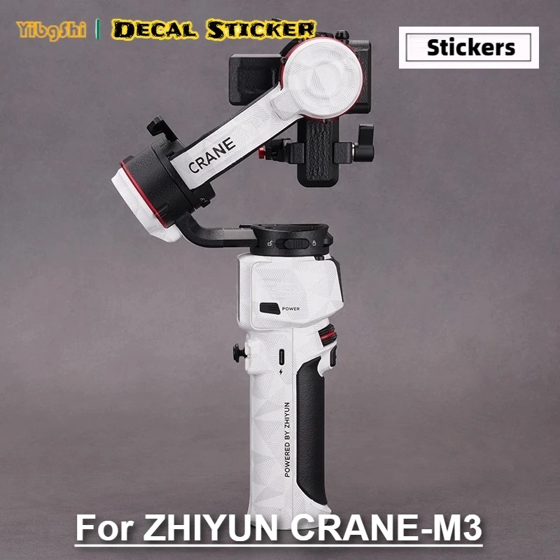 Para ZHIYUN CRANE M3 cardán teléfono Cámara de acción estabilizador de mano pegatina piel envoltura de vinilo película protectora pegatina abrigo CRANE