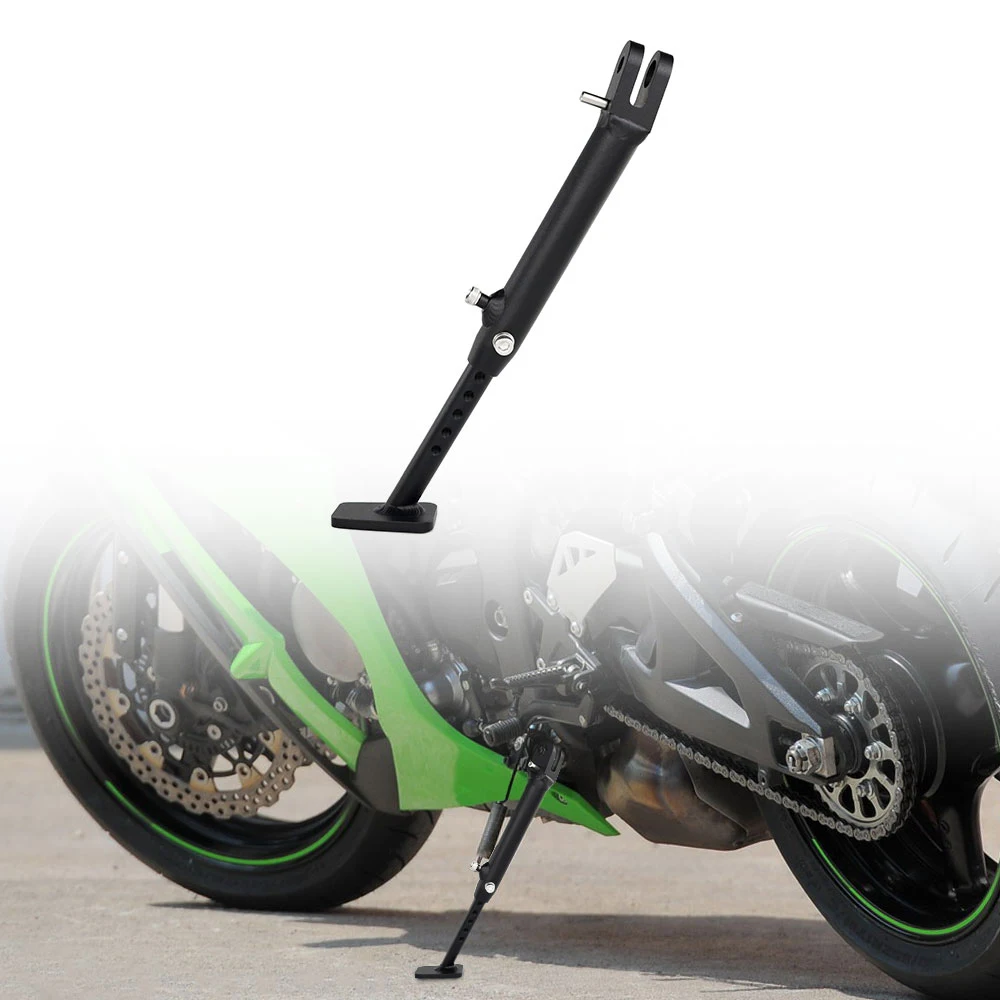 

Fit For Kawasaki zx-10r 2016-2024 2025 ZX-10R ZX10R Motorcycle Parking Rack Support Foot Adjustable Kickstand Sidestand Holder