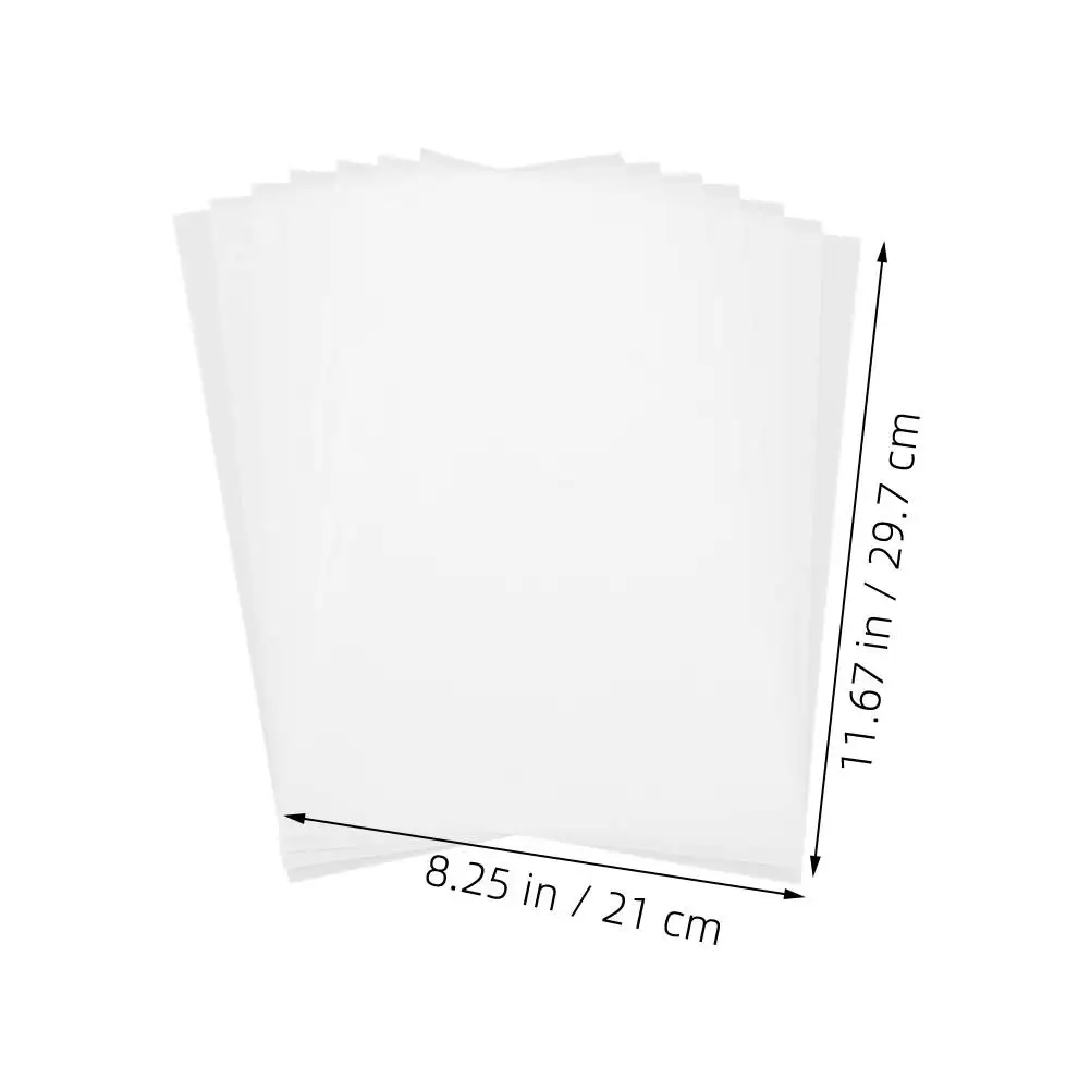 100 Sheets Sulfuric Paper Translucent Tracing Translucent Paper For Printing Drawing Transfer Calligraphy Standard