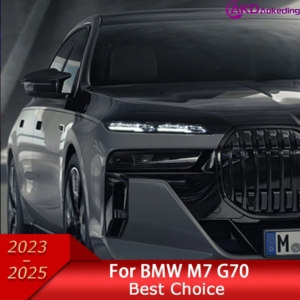 Car Daytime Running Light LED DRL Daytime Running Lights For BMW 7 Series G70 White Lights LED With Start Animation DRL One Set