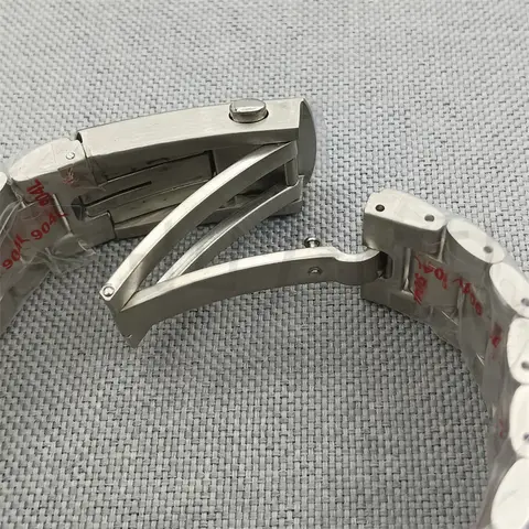 40 mm VK63 silverfärgad klocka med blågrönt svart silverinlägg och belagt glas för VK63 kvarts kronografurverk stålarmband 6 best sales kronografklocka - №6