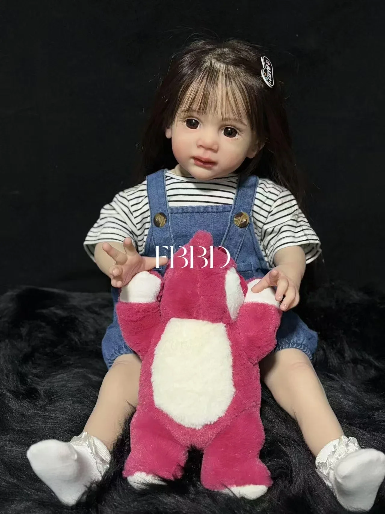 DLS Exclusive Limited Supply 25 inch Reborn Baby Fritzi By Pure Hand-Painted Already Finished Doll With Different Dress