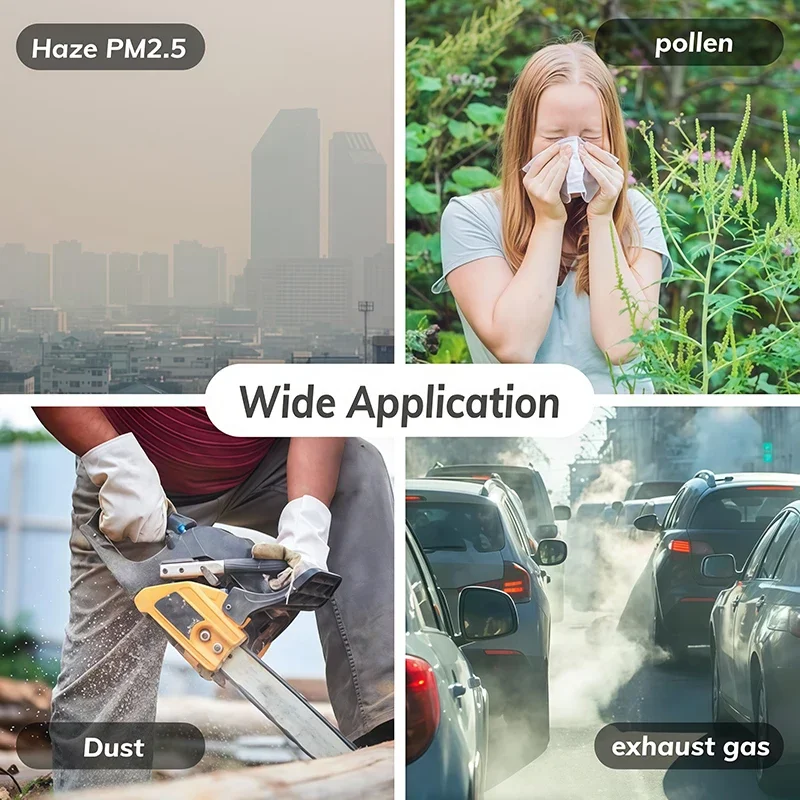 100Pcs Disposable Sponge Nose Filters, Breathable Nose Plugs for Outdoor Wear, Barrier Against Dust, Pollen and Smog Particles