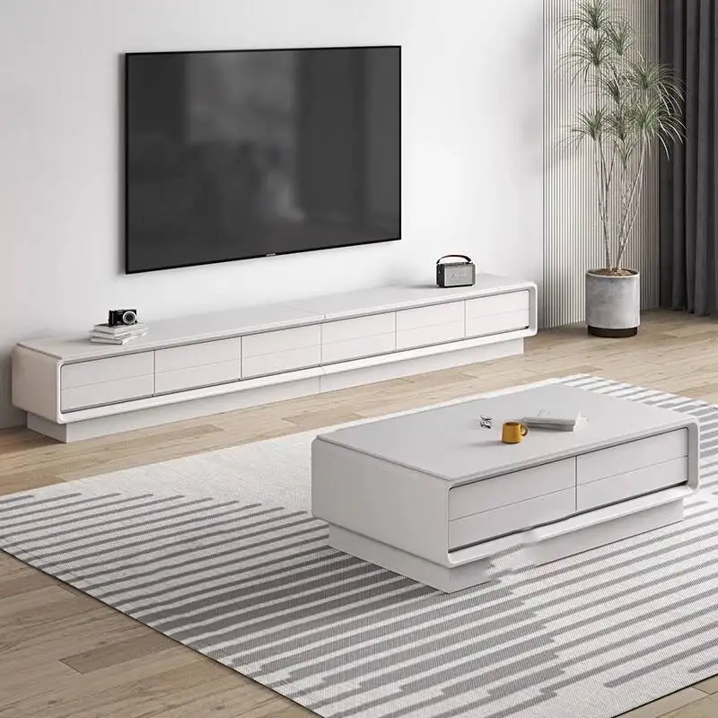 ชั้นวางทีวีทันสมัย สไตล์มินิมอล หรูหรา พร้อมลิ้นชัก ชั้นวางทีวีแบบตั้งพื้น สไตล์คลาสสิกนอร์ดิก เฟอร์นิเจอร์สำหรับห้องนั่งเล่น