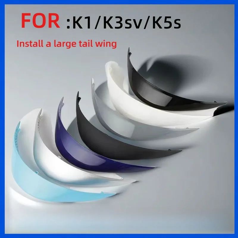 AGV K3SV Rear Spoiler for Agv K3SV Helmet Rear Wing Rear Helmet Diffuser Motorcycle Helmet Accessories