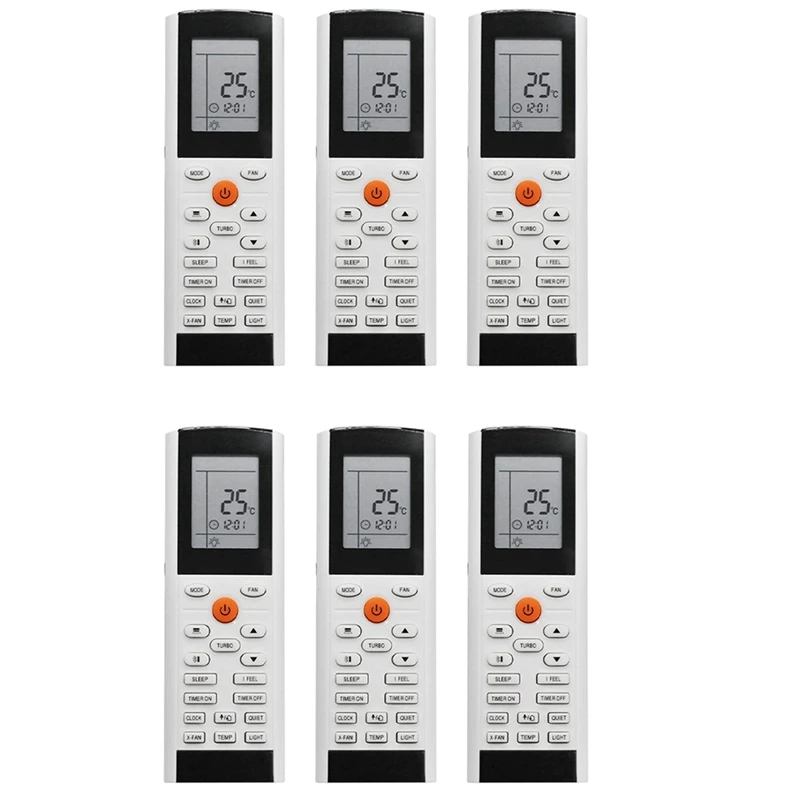 

Smart-6X Air Conditioner Remote Control YACIFB YAC1FB YAC1FB6 YAC1FB9 For Air Conditioner Tadiran Electrolux Gree ZACS-07 HPF