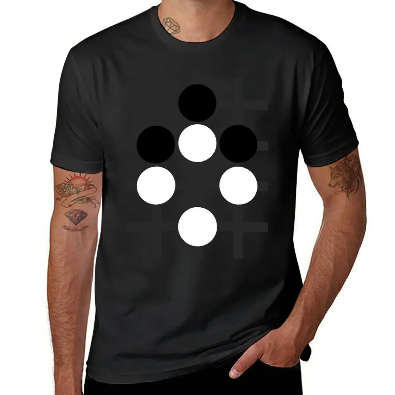 

Baduk (Go, Weiqi) Ko example with no background T-Shirt sweat graphic t shirt vintage plus sizes Men's cotton t-shirt