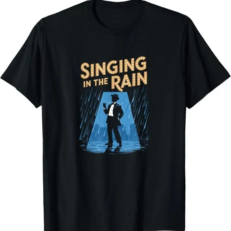 Singing In The Rain Retro Musical Theatre Tap Dance Broadway T Shirt