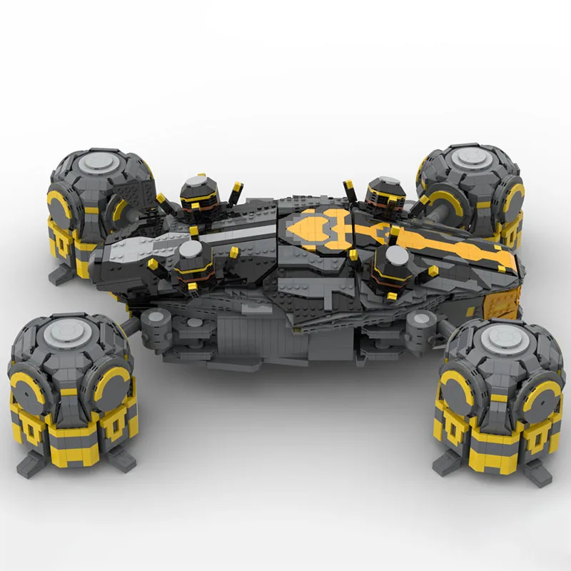 New Moc Building Blocks Military Model Four Wing Aviation Aircraft Modular Building Blocks Gift Children's Toys DIY Assembly Set