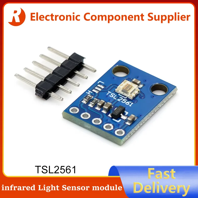 5Pcs New GY-2561 TSL2561 Luminosity Sensor Breakout infrared Light Sensor module integrating sensor in Stock Fast Deliver