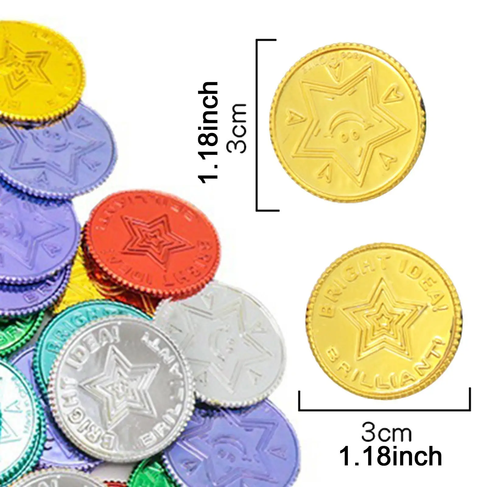 Toy Coins Treasure Chest Accessories Educational Kids Treasure Chest Toy