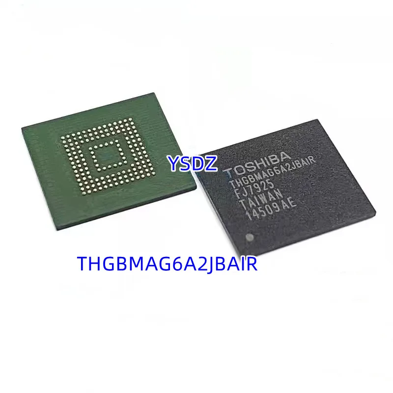 

100% New Original 2-0PCS THGBMAG6A2JBAIR THGBMAG6A2JBA1R BGA EMMC