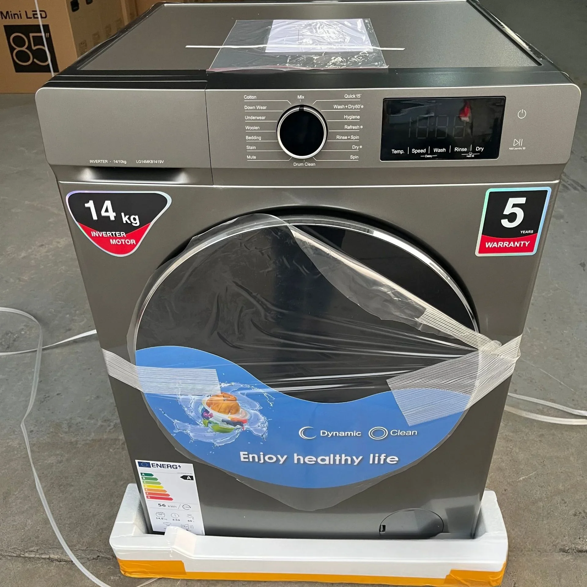 J 14kg 2 In 1 Washer And Dryer Combo Automatic Front Loading Washing Machines And Drying Machines Fully automatic Factory price