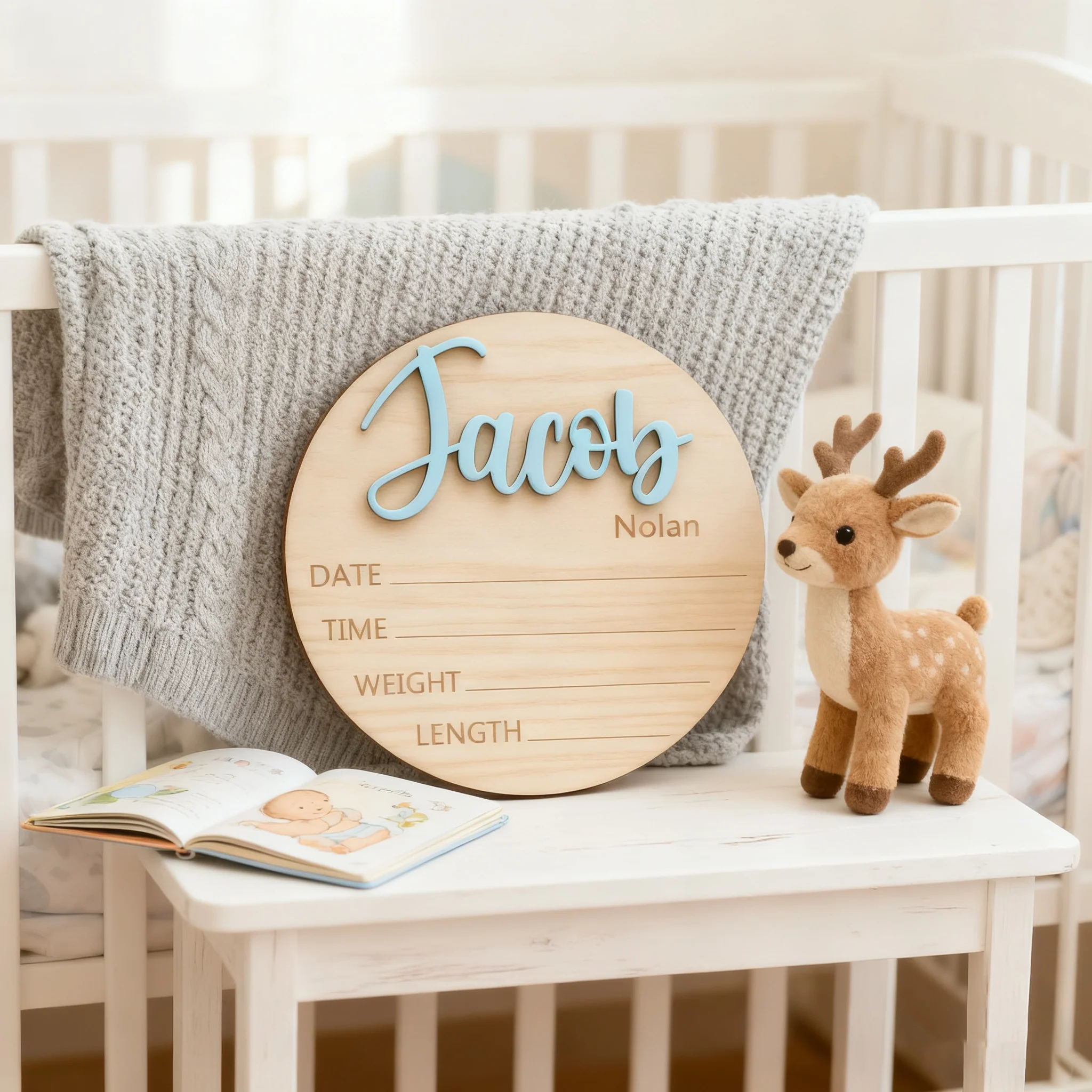 1 Stück Individuelles Blaues H – Baby Nursery Diy Bewertung und Preis