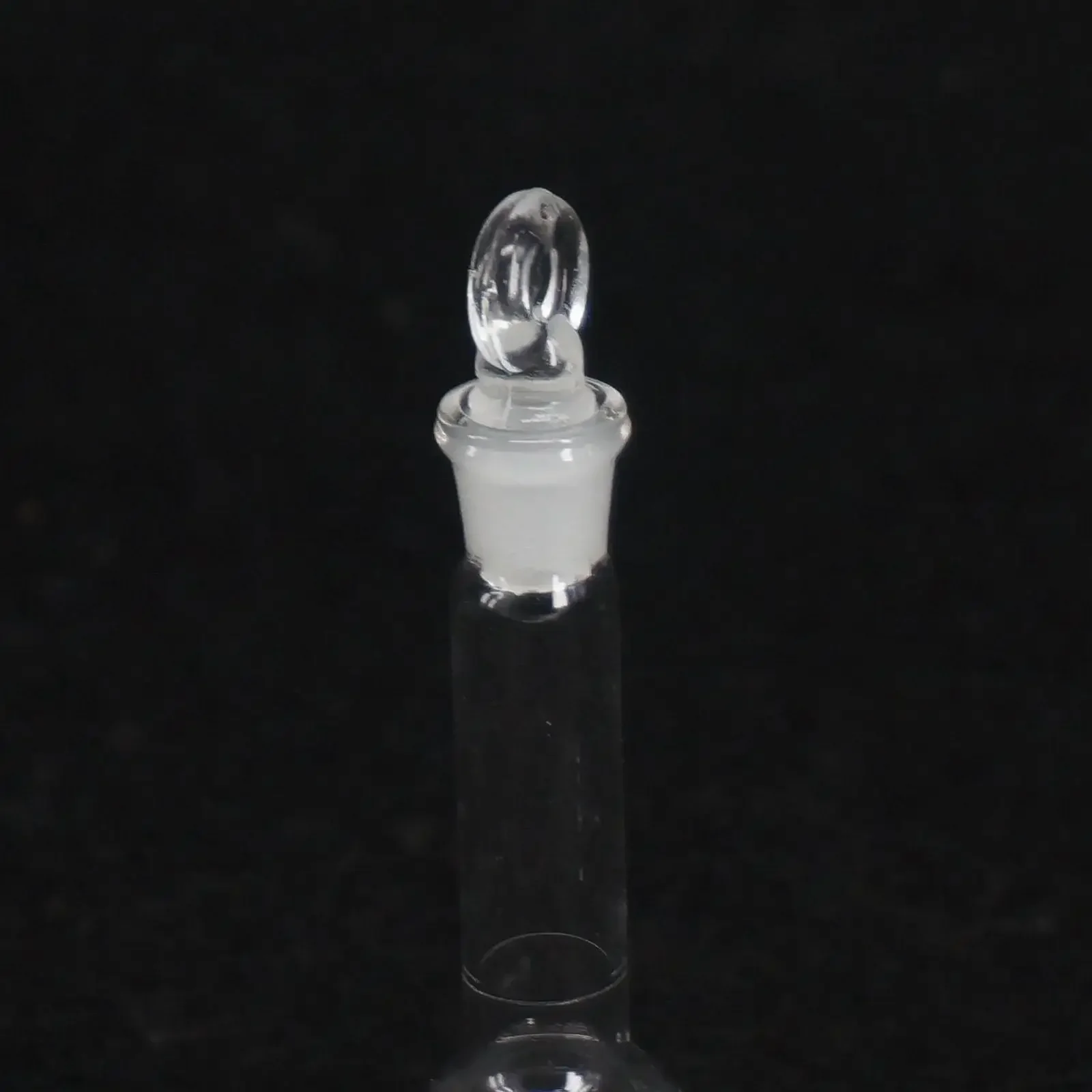 5 ml laboratorium kolby miarowej pomiaru ze szkła borokrzemianowego z korkiem i bazy — zdjęcie 5