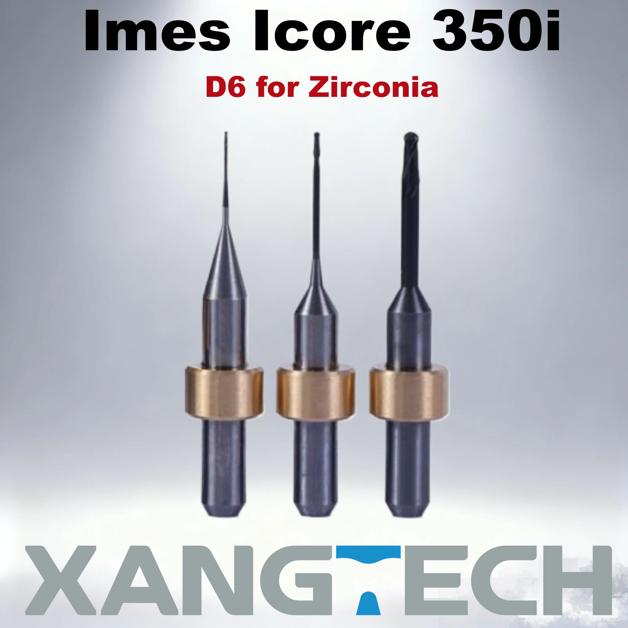 

Фреза XANGTECH Imes Icore 350i D6 DC 0.3/0.6/1.5 мм для фрезерования блоков из диоксида циркония, стоматологические материалы, зуботехническая лаборатория