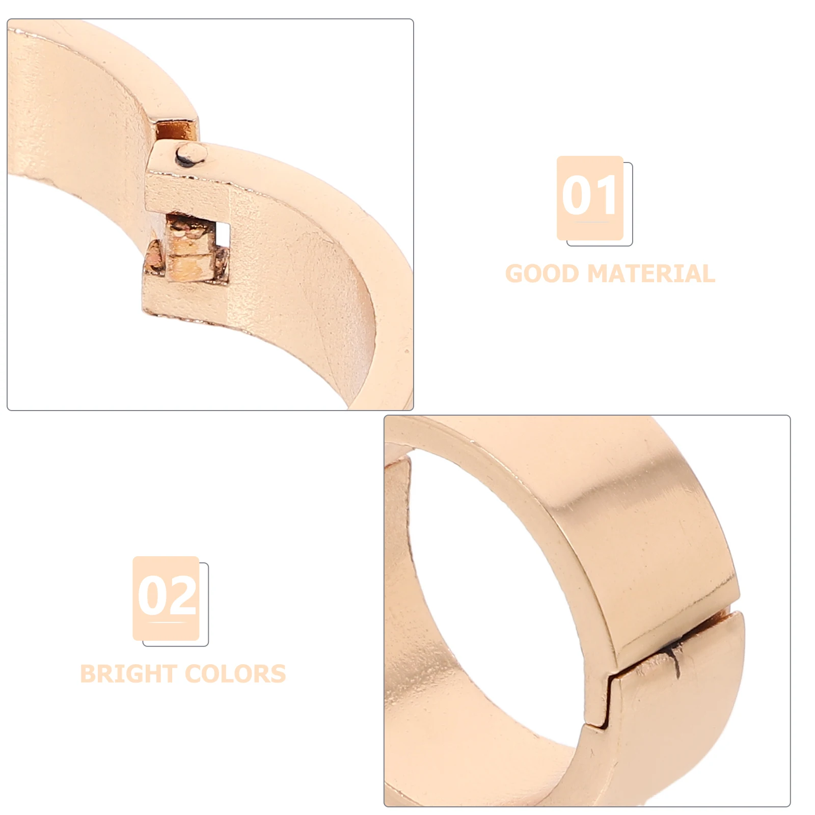 Anillos de carpeta de calendario de aleación de Zinc, cierres de encuadernación que se pueden abrir, Clips de hojas sueltas, anillos de papel pequeños para manualidades, Clips de anillo, 10 Uds.