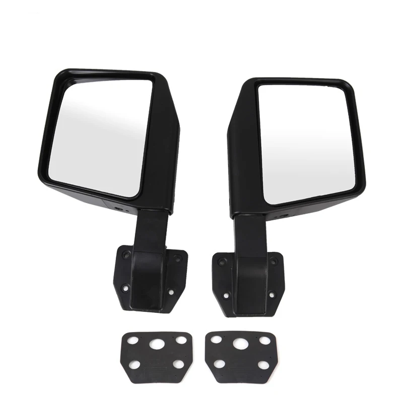 Sansour For Jeep Accessories Round 4x4 Mirrors For Jeep Wrangler JL Rectangular Mirrors for Jeep Wrangler JK Mirrors 2007-2024