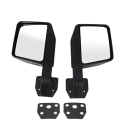 Sansour Side Mirror for Jeep Wrangler JK JL 2007-2026 Car Door Mirrors Rear View Mirror for Jeep Wrangler Accessories