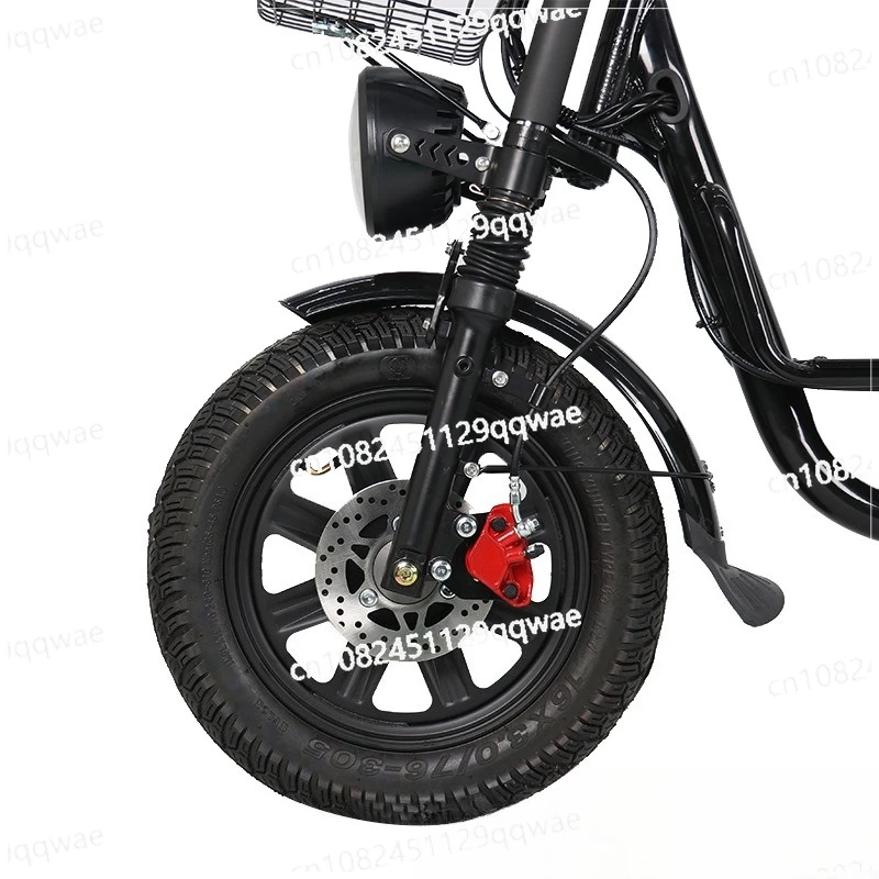 Upgraded  Ebike Dual Battery Customizable 60V 1000w 16 * 3.0 Tire Disc Brake Absorption Electric Bike Bicycle City Food