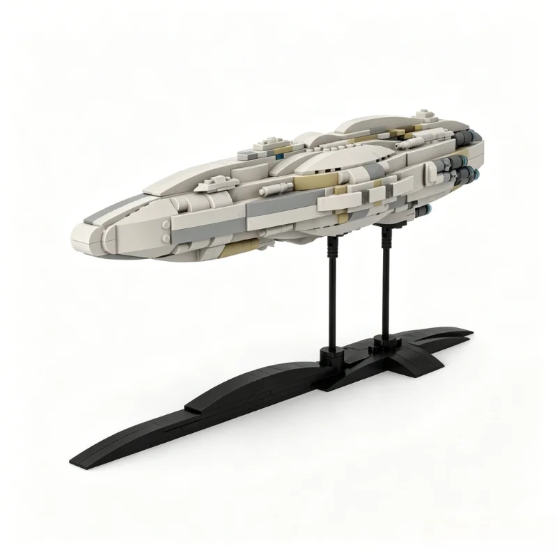 

NEW 680 Parts Sci Fi Galaxy Space Battle Medium Star Cruiser MOC Model Blocks DIY Assembly Educational Birthday Christmas Gifts