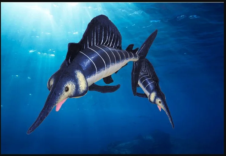 

new plush swordfish toy stuffed simulation fish doll gift about 112cm 2738