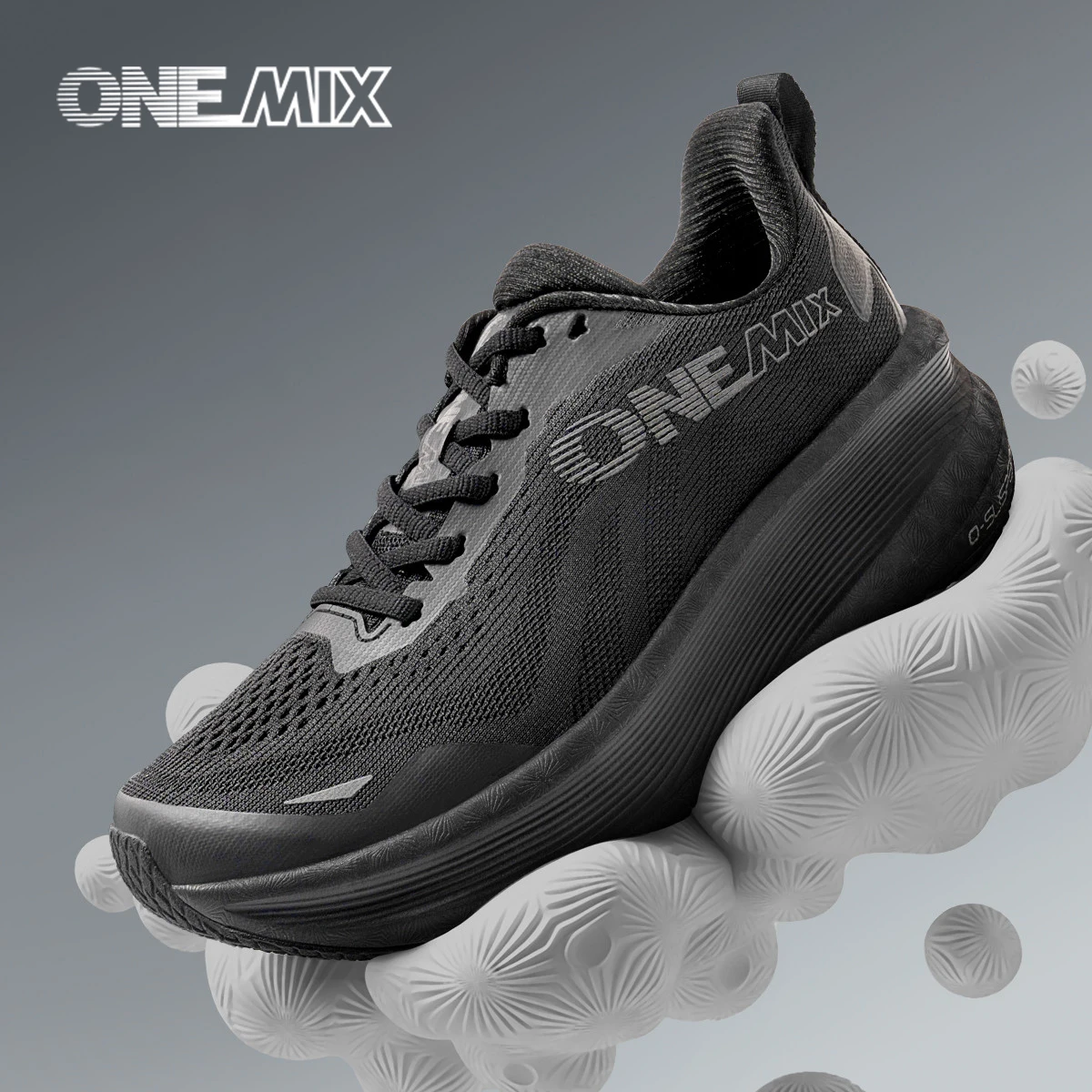 

ONEMIX New Man Commuting Fitness Sports Shoes Breathable Mesh Women Sneakers Shoes Versatile Shock-Absorbing Running Shoes