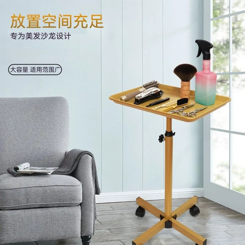 

Golden Tray Barber Shop Hair Salon Storage Shelf Simple Modern Cart