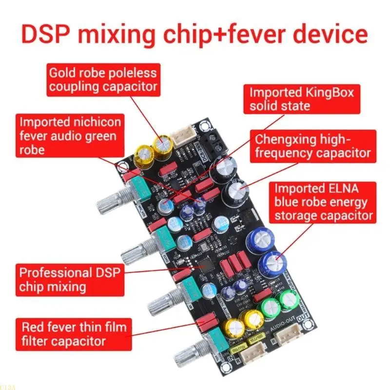 U13A Karaoke -Platten -Nachhall -Platten -Mikrofonverstärkerverstärker -Verstärker Digital Songverstärkermodule – Detail 1