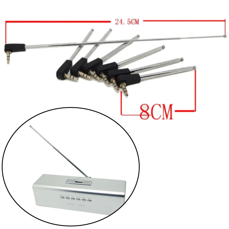 

1 шт., антенна для мобильного телефона, новая горячая распродажа, стандартная антенна 3,5 мм, FM-радио для мужчин