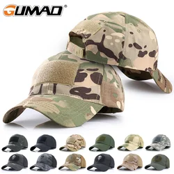 Gorra de camuflaje ajustable, malla transpirable, deportes tácticos, sombrero del ejército militar, pesca al aire libre, senderismo, baloncesto, gorra de béisbol