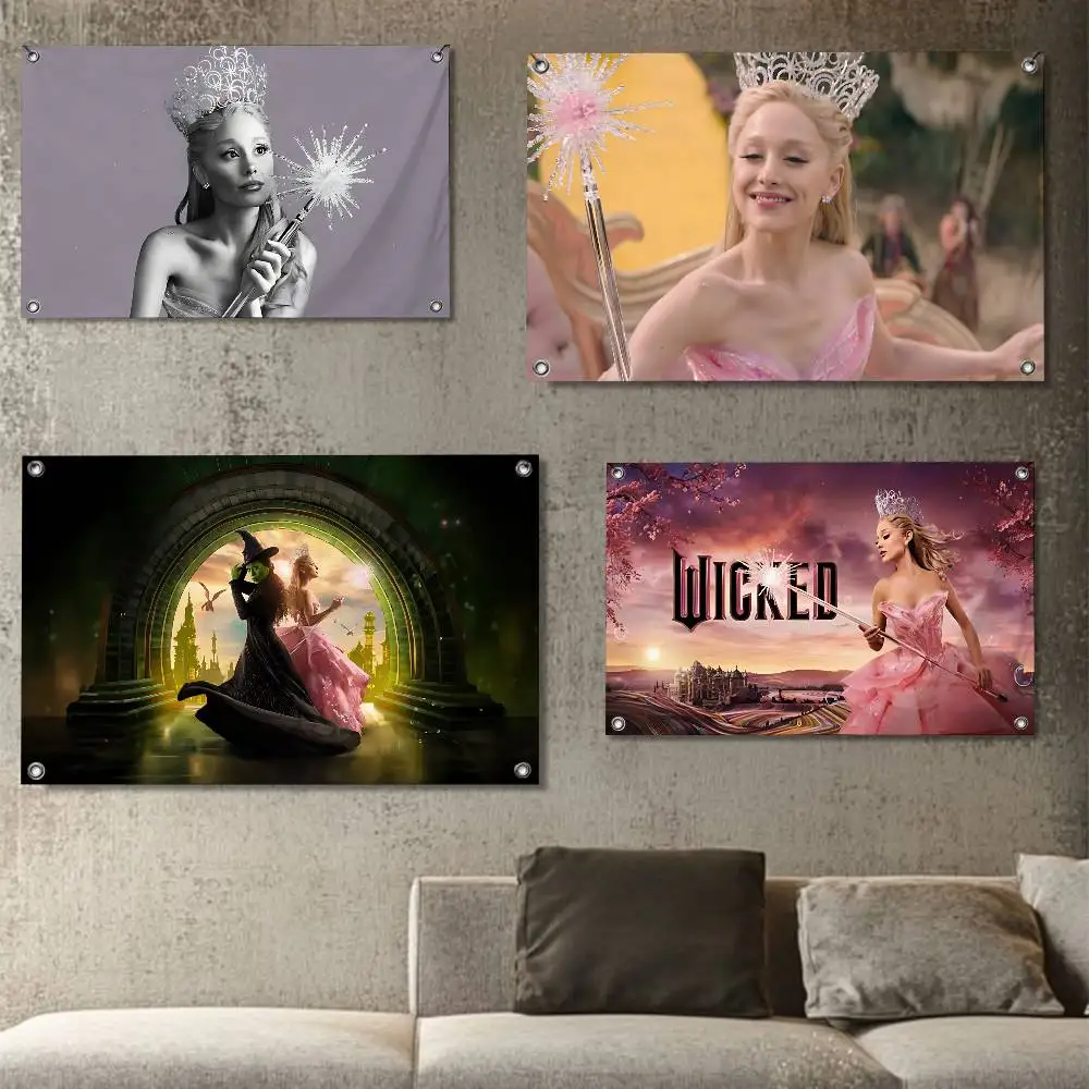 

Glinda Ariana Grande Wicked Flags for party living room camping bedroom carnival booth interior decorations