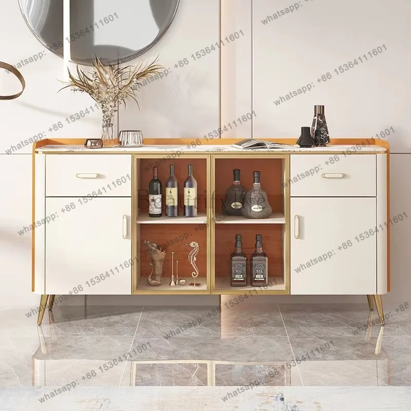 Nordic light luxury sideboard multi-functional modern simple household wall bowl tableware storage cabinet