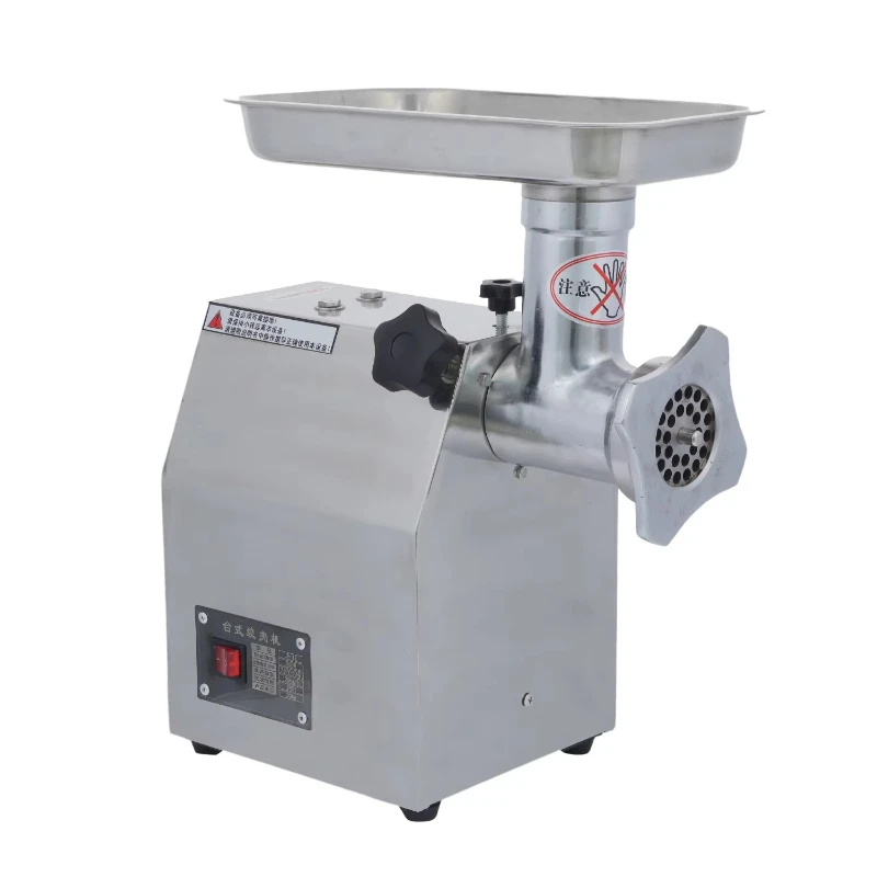 

Stainless steel meat processing machinery electric 800 watt sausage machine meat grinder 12A kitchen commercial meat grinder
