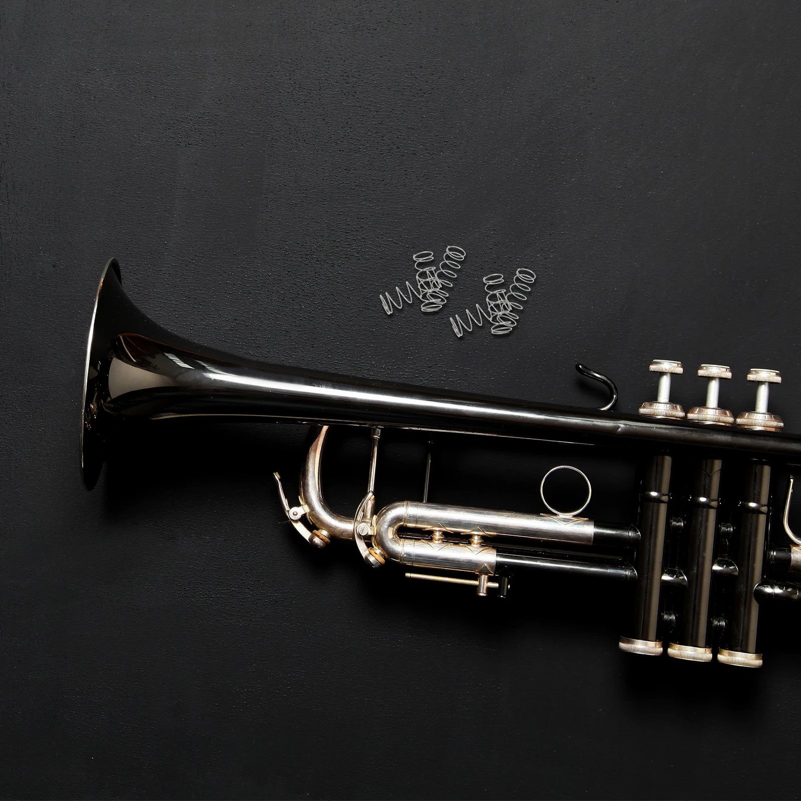 

3 Pcs Spring Trumpet Button Replacement Parts Mute Springs Accessories Stainless Steel Repair Set