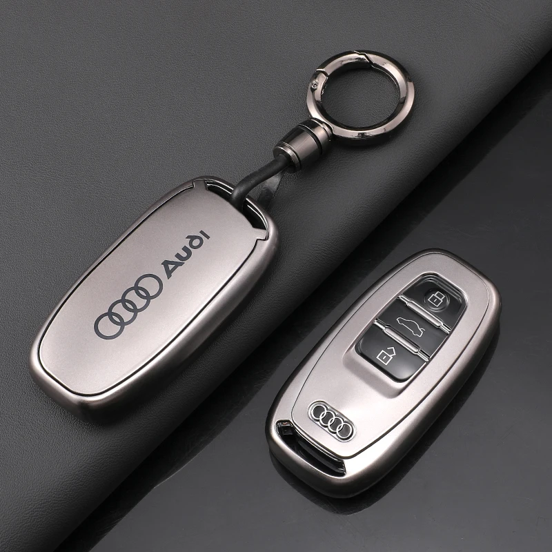 Car Key Case Full Cover Smart Remote Shell Fit For AUDI A4 A5 A6 B6 B7 B8 A7 A8 Q5 Q7 R8 TT S5 S6 S7 S8 A8L SQ5 Auto Accessories