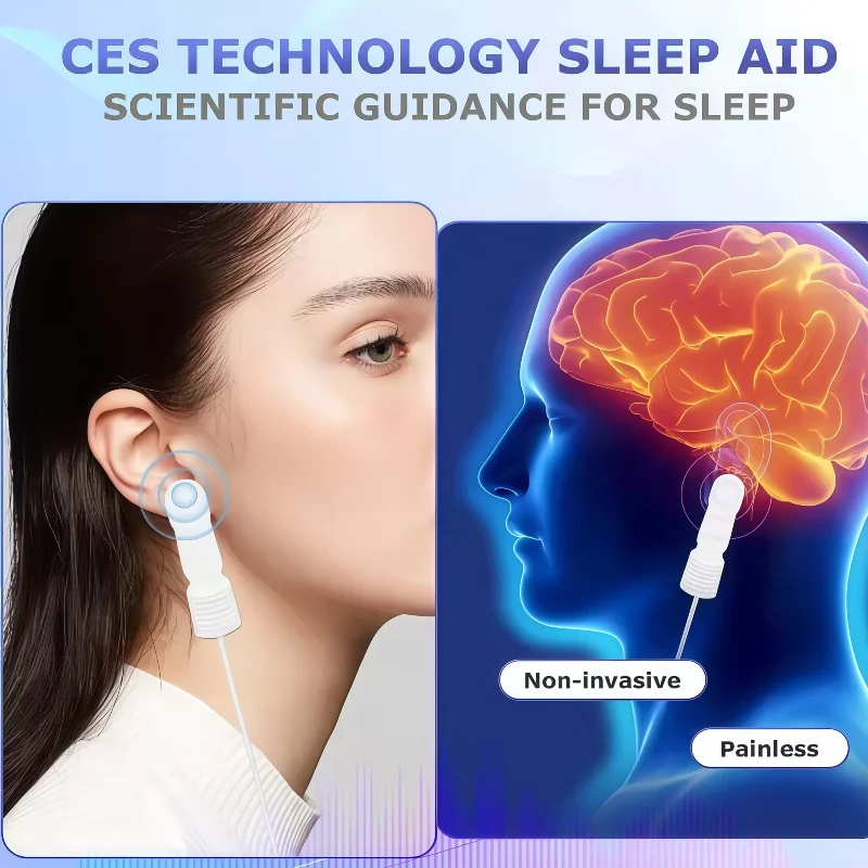 

Ces sleep non invasive device vagus nerve stimulator device for insomnia And anxiety, migraine relief