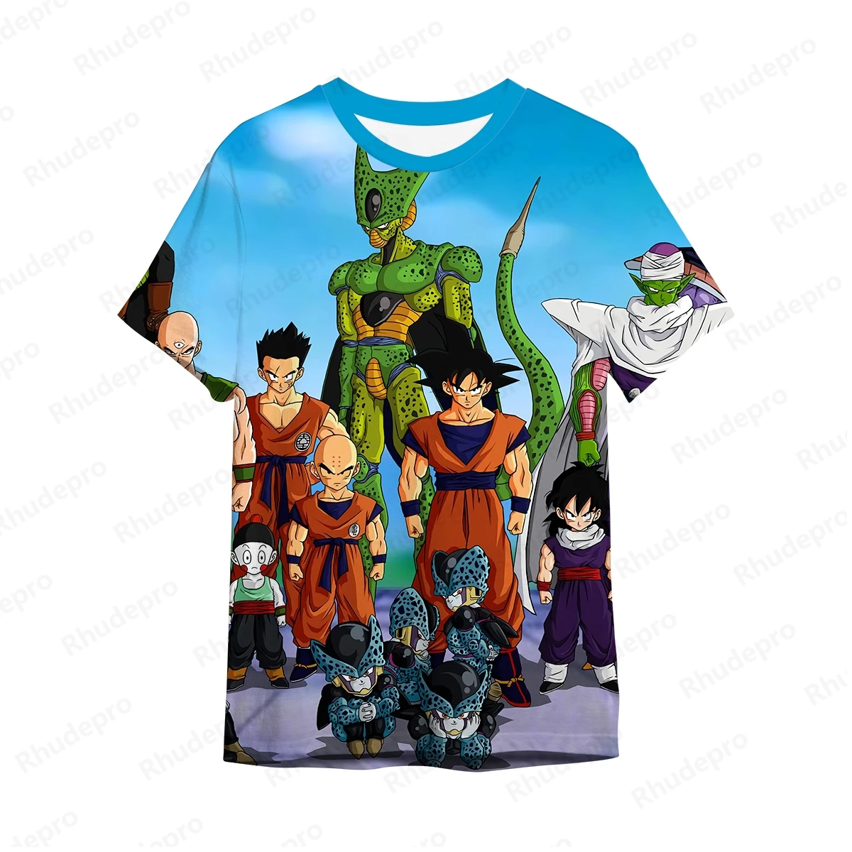 

Cosplay Goku Men's T-shirt Clothing Dragon Ball Z Anime Tops Harajuku Style Hip Hop Shirts 2024 Children's Oversized Fashion