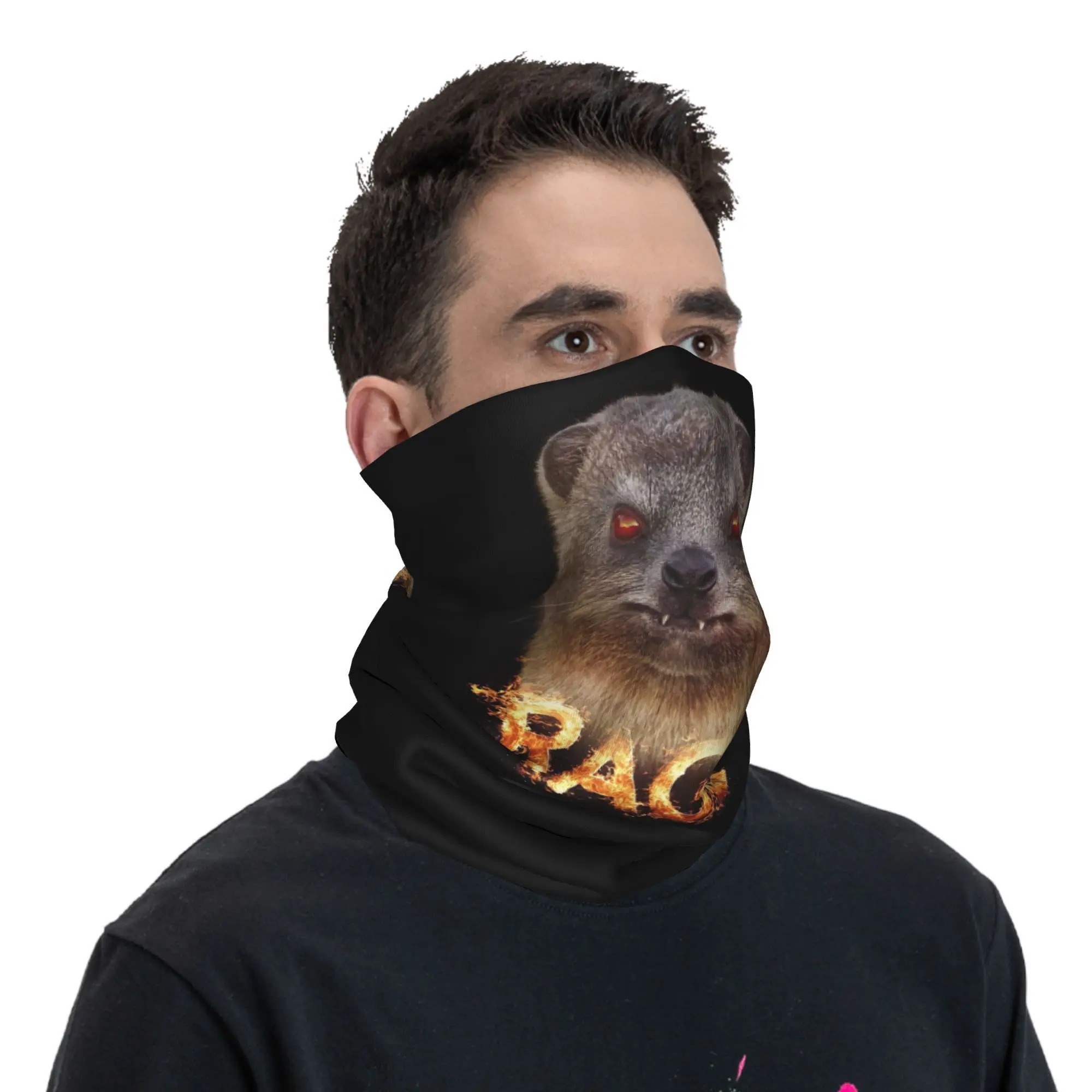 Rage Rock Hyrax In Flames бандана на шею шарф с принтом многофункциональная Балаклава для бега для мужчин женщин взрослых ветрозащитная