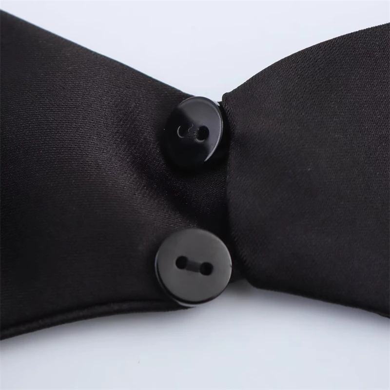 KEYANKETIAN 2025 été nouveau col oscillant pour femmes licou Mini robe mode Sexy dos nu mince sans manches robes en Satin