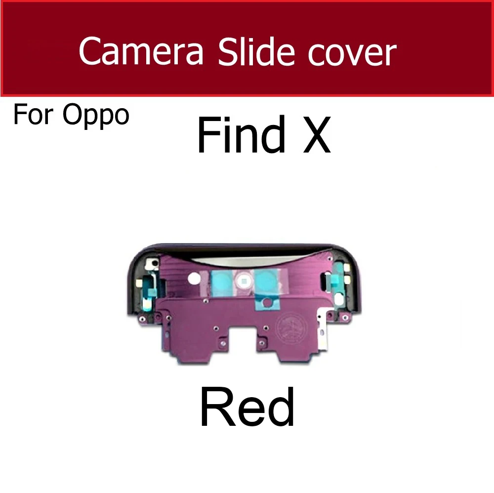 For Oppo Find X Front Rear Camera Glass Lens Camera Lens Glass Side Cover Lift Cover Part Upper Shell Rise Fall Holder Parts