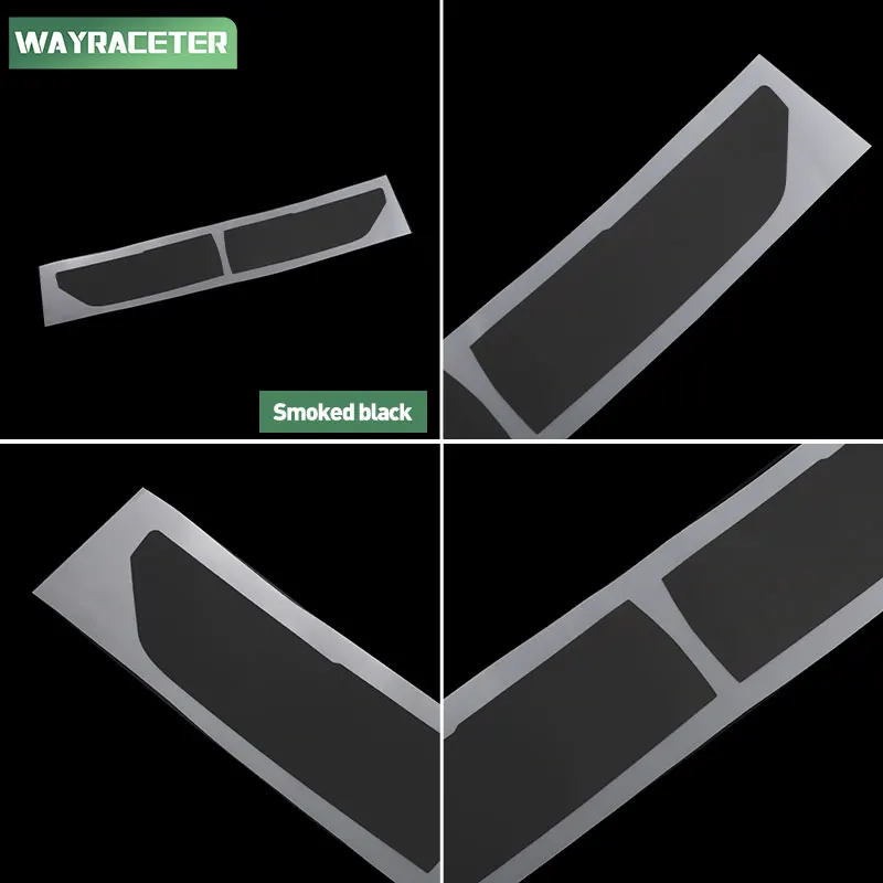2 Pcs/Set Car Headlight Tint Smoked Black Protective Film Transparent TPU Sticker For Dacia Bigster 2025 2026 Accessories